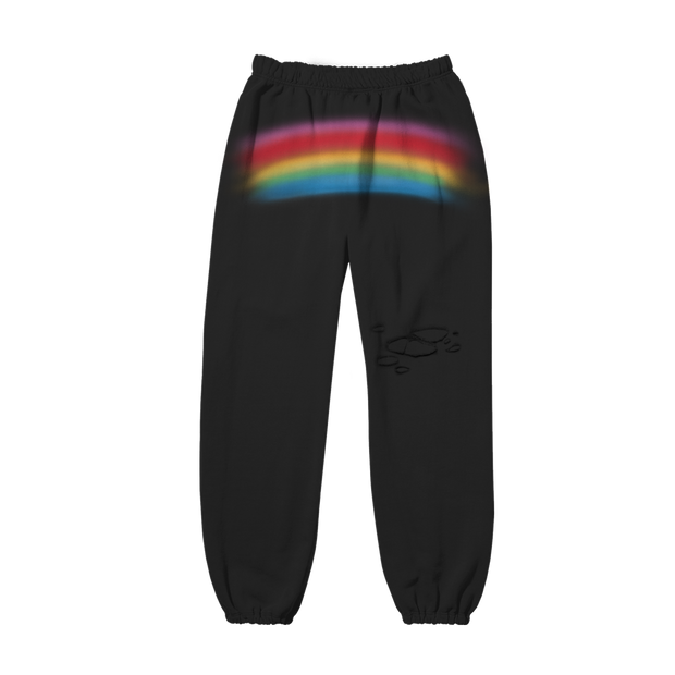 Vintage Distressed Rainbow Airbrush Sweatpants