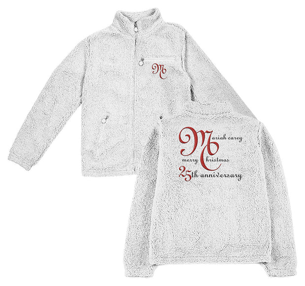 Mariah Carey MC Logo Zip Sherpa Sweatshirt-Mariah Carey