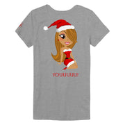 All I Want For Christmas Is... Caricature Ladies Short Sleeve Tee-Mariah Carey