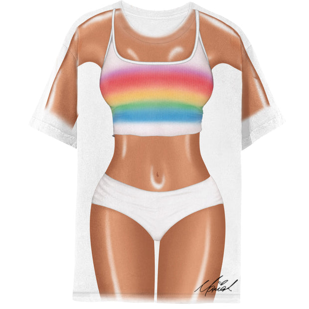 Mariah Rainbow Body Tee