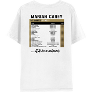 “If This Kid Makes It…” White Short Sleeve Tee-Mariah Carey